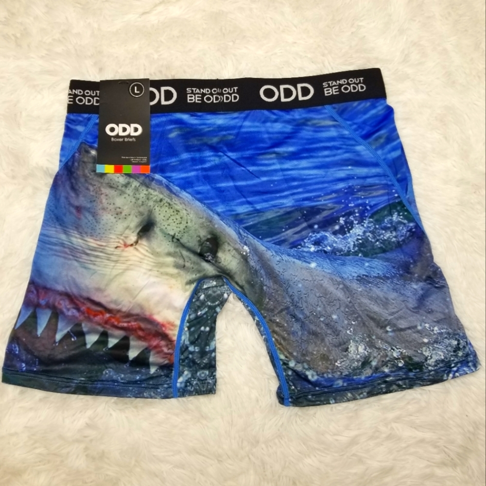 ODD Boxers Jaws Boxer Briefs, L